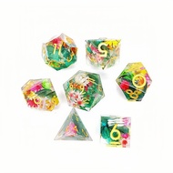 Manufacturer Sharp Corner Resin Dice Set Sharp Head Dice Polyhedral Dice DND Group Dice4.6