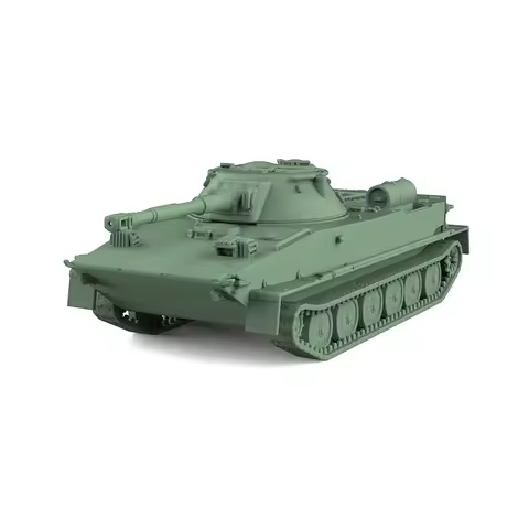 1/144 1/200 1/350 MRY-SFW SS587 Military Model Kit Soviet PT-76B Light Tank Miniature Static War Gam