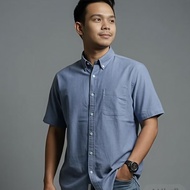 Formal kosong Kemeja Lelaki Lengan Pendek | Mint, White, Navy Blue  S-4XL size | PLAIN NO LOGO