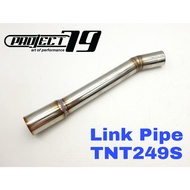 Project79 Exhaust Benelli TnT 249S Ekzos Slip on Tabung Muffler Stainless Steel Project 79 Motor TNT