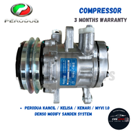 PERODUA KANCIL / KELISA / KENARI / MYVI 1.0 (DENSO SYSTEM MODIFY TO SANDEN SYSTEM) AIRCOND COMPRESSO