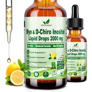 Myo & D-Chiro Inositol Supplement For Women, 40:1 Ratio Inositol Complex w. Multivitamin Chasteberry