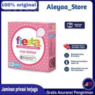 W1 COD Kondom fiesta max dotted bergerigi silikon isi 3 Privasi Aman