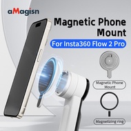 AMAGISN For Insta360 Flow 2 Pro Magnetic Phone Mount Mag Ring For iPhone Android Samsung Insta 360 F
