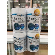MegaLive Omega 600/300 Omega-3 Fish Oil 100s/200s |Heart, Brain & Joint Health | EPA 600mg DHA 300mg