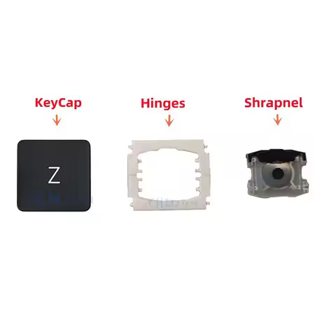 Replacement Individual Z KeyCap Hinges and Shrapnel are Applicable for MacBook Pro A1534(2017)A1706 
