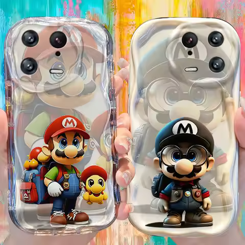 Super M-Marios Bros Case for Xiaomi Mi 15 14 Ultra 14T 13 Lite 12 Pro 12S 12X 11i 5G POCO X7 X6 X5 X
