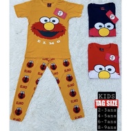SH Pyjamas elmo children's pajamas baby cotton boy pajamas children's clothesGirl