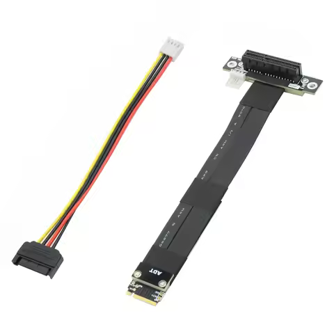 Riser PCIe x4 3.0 PCI-E 4x To M.2 M Key 2280 Riser Card Gen3.0 Cable M2 Key-M PCI-Express Extension 