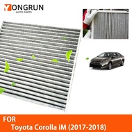 Car Cabin Air Filter for Toyota Corolla iM 2017-2018 Auto Filters Carbon Fiber 87139-02020 87139-020