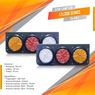 Led Stop Lamp Truck Round Iron 3 In 1 52 cm 24Volt
