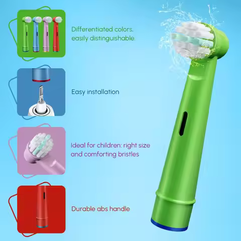 4/8/20/80pcs Set Electric Toothbrush Head For Oral B Sensitive Replacement Kid Brush Heads D25 D30 D