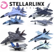STELLARLINX Fighter Aircraft Toy, Diecast Pullback & Go Aviao Plane Model, Tabletop Decor Simulation