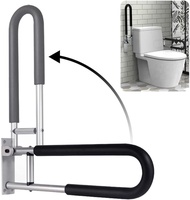 In stock！Handicap Grab Bars Rails Toilet Handrails Bathroom Safety Bar Hand Support Rail Handicapped