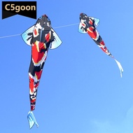 C5GOON 3m/9.84ft Large Lucky Carp Kite Easy to Fly Goldfish Kite for Adults and Kids Light Wind Beac