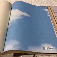 Sky Cloud Wallpaper Ceiling Wallpaperbiru