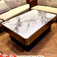 Coffee Table Stainless Steel Marble with ktv Box ktv Dedicated Slate Luminous Coffee Table Light Bar