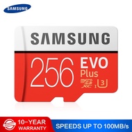 Memory Card Samsung Micro SD 256GB 128GB 64GB 100MB / s SDXC C10 U3 UHS-I MicroSD TF for Smartphone / Tablet