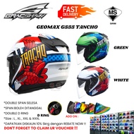 GRACSHAW GEOMAX G555 TANCHO HELMET DOUBLE VISOR (GRACSHAW HELMET GEOMAX G555 TANCHO OPEN FACE)
