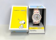 [包順豐] Timex Peanuts Snoopy Floral 34mm Fabric Strap Watch 手錶