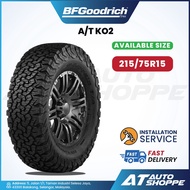 BFGoodrich All-Terrain TA KO2 15" AT Tyre 215 75 R15 4X4 4WD (1 Tire)