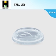 Tall Flat lid 95mm / (bundle) Tall flat lid 95mm / Milktea Lids