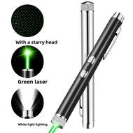 Green Light Gypsophila Flashlight Rechargeable Green Laser Pen Mini Portable Laser Pen Aluminum Allo