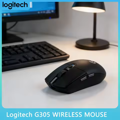 Logitech G304/G305 LIGHTSPEED Mouse, HERO 12K, 12K DPI, 6 Programmable Keys, 250 Hours Playtime