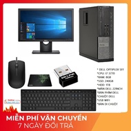 Dell Optiplex core i7 3770 desktop set 8gb ram 240gb SSD 1TB HDD, Dell 22 inch monitor. 2 year gift