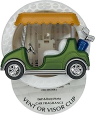 Bath and Body Works Orange With Green Canopy Golf Cart Carryin Blue Bag Car Visor Fragrance Holder E