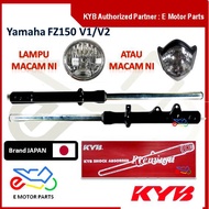FORK FZ150 FZ150I FRONT FORK DEPAN SET DAMPER SUSPENSION YAMAHA FZ FORK SET 100% ORIGINAL KYB