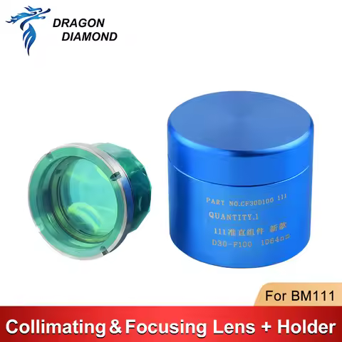 Raytools BM111 Laser Collimating & Focusing Lens D30 F100 F125 F155 F200 0-3KW with Lens Holder for 