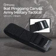 Canvas Army Military Tactical Belt 120cm