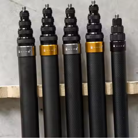 Carbon Fiber Selfie Stick Camera Extension Ultra Long Invisible Extension Stick Selfie Stick