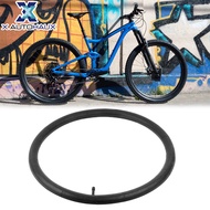 X AUTOHAUX Replaceable American Type Valve Black Rubber Mountain Bike Cycling Inner Tire Tube 16 x 1