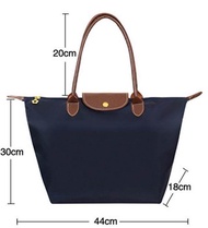 T&amp;KE   Fashion Folding Nylon Dumpling Shape Bag Handbag Tote Bag Beach Bag for Women