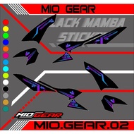 STRIPING STICKER MIO GEAR STICKER MIO GEAR STICKER LIS LIST YAMAHA MIO GEAR CODE 01