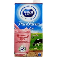 Dutch Lady Uht Strawberry Flavoured Milk 1L