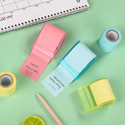 JIANWU Creative Roller Sticky Notes Korea N times Posted Simple Memo Message Paper Diary Notepad Off