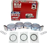DNJ PRK928 Piston and Ring Kit For 2008-2015 Pontiac Scion Toyota Corolla Matrix Vibe xD 1.8L L4 DOH