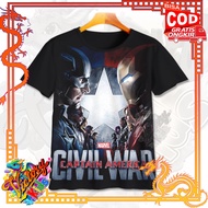 Victory Kids - Premium Children's T-Shirts, Trendy Sublimation T-Shirts, Anti-Fall Captain America C