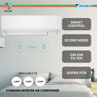 Daikin FTKF25C FTKF35C FTKF50C Standard Inverter Air Conditioner FTKF R32 Aircond 1.0HP 1.5HP 2.0HP 4 Star Rating Penghawa Dingin