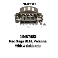 (CIMR7583) Rectifier Alternator Saga BLM, Persona (With 3 doide trio)