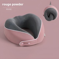 Foldable memory foam neck support travel pillow