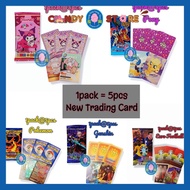 RM1.00【 1pack @ 5pcs 】New Gold Card Pokemon/Sanrio/Genshin/Pony/Euro Football/Dragon Ball/Yu-Gi-Oh T