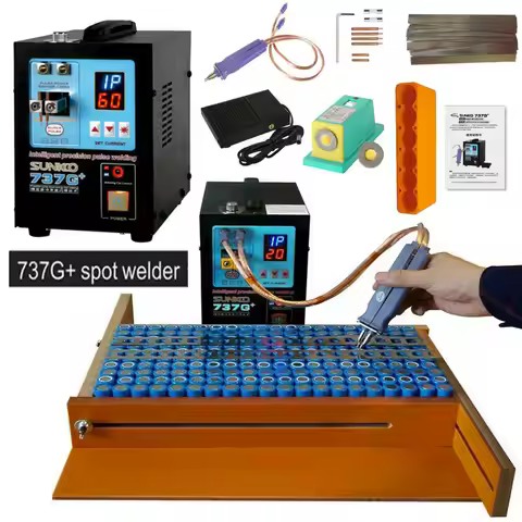 SUNKKO 737G+ Spot Welding Machine 4.3KW High Power Automatic Spot Welding Machine for 18650 Lithium 
