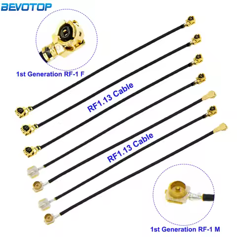 5Pcs/Lot RF113 U.FL IPX-1 Female to IPX-1 Male/Female RF1.13 Pigtail Jumper RF Coaxial WIFI Antenna 