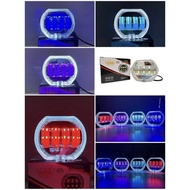 MATA 8D Biled LED Projector Lamp 4 Eyes Hi Lo 5 Super S Wires