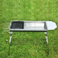 【Ready Stock In Klang】Barbecue home outdoor barbecue grill charcoal grill thickening smokeless grilling rack