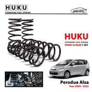 Perodua Alza HUKU Heavy Duty Coil Spring Front And Rear Set